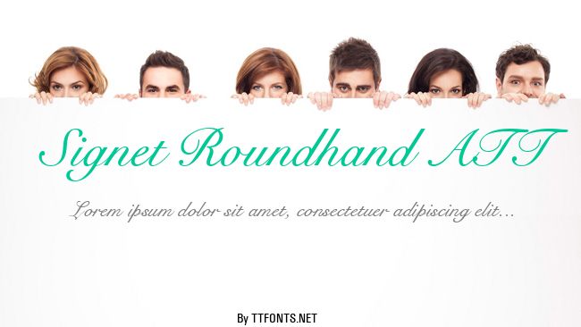 Signet Roundhand ATT example